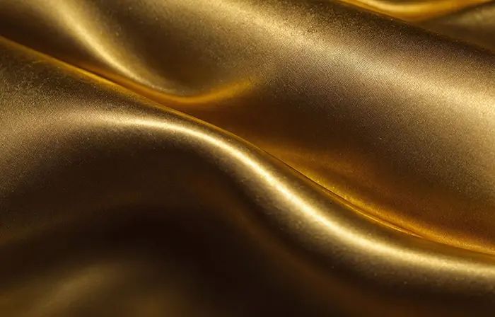 Glowing Golden Liquid Wave Backdrop image